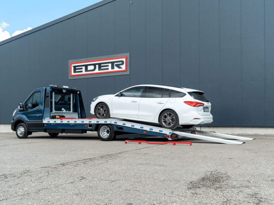 ALGEMA FIT-ZEL oprijwagens op Ford Transit