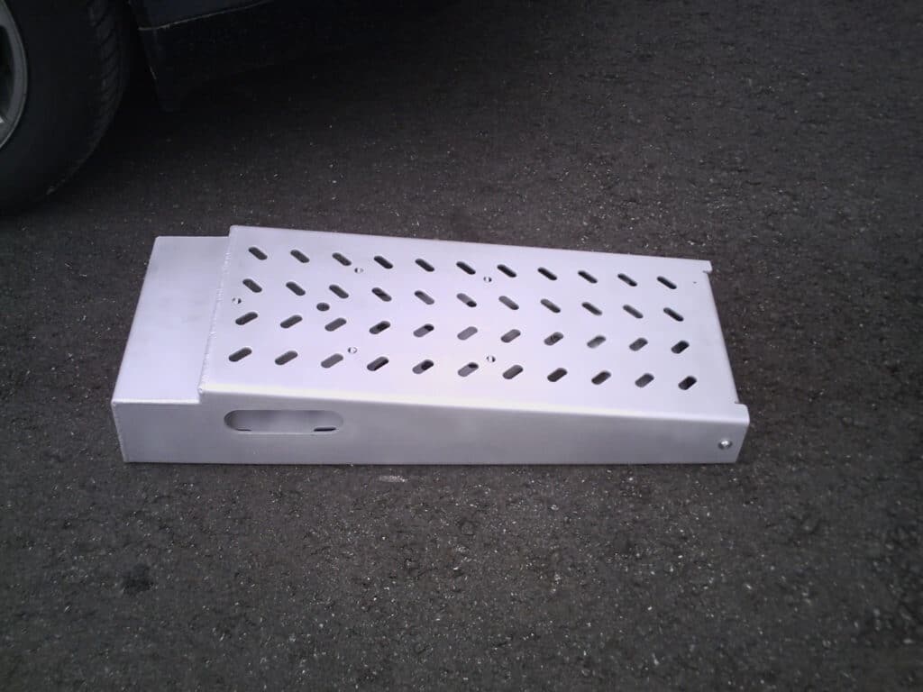 3-delige opvouwbare oprijplaten, 3.5°