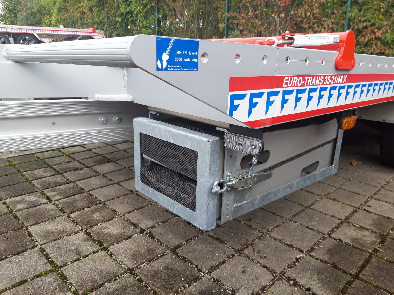 Houder 3-delige oprijplaten