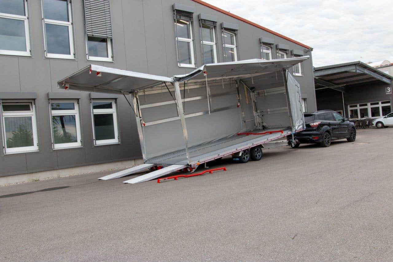 Euro-Trans: Autotransporter met gesloten opbouw - Afbeelding 7