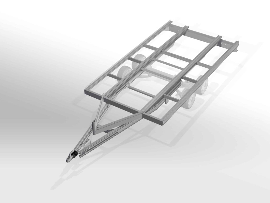 Aluminium chassis en platform