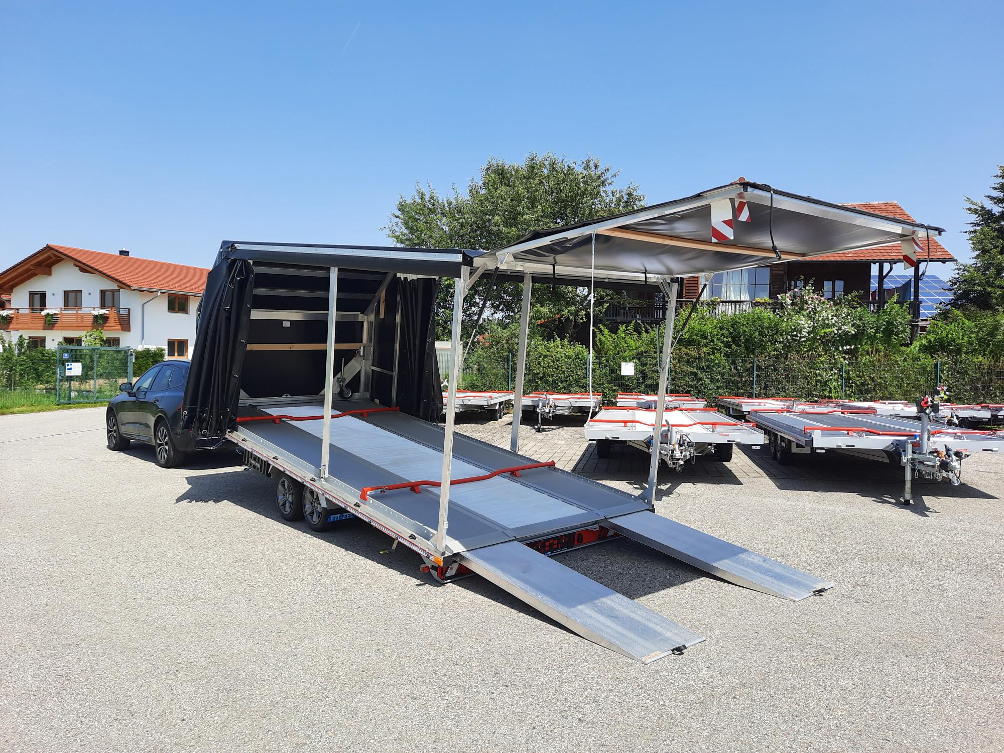 Euro-Trans: Autotransporter met gesloten opbouw - Afbeelding 3