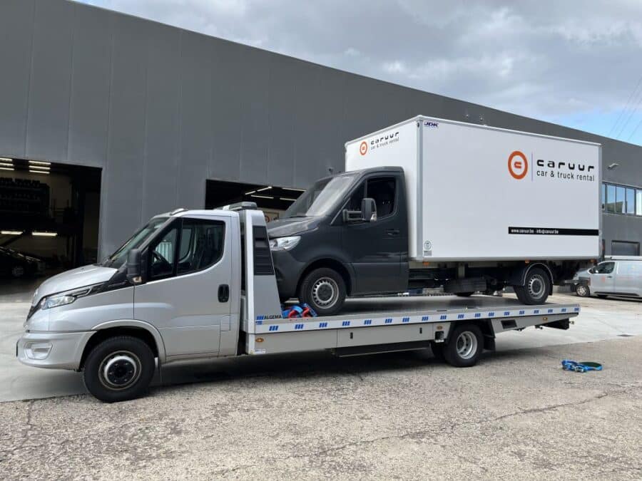 ALGEMA FIT-ZEL oprijwagens op Iveco Daily