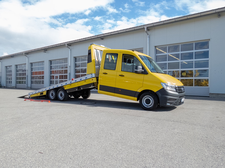 ALGEMA FIT-ZEL oprijwagens op Volkswagen Crafter