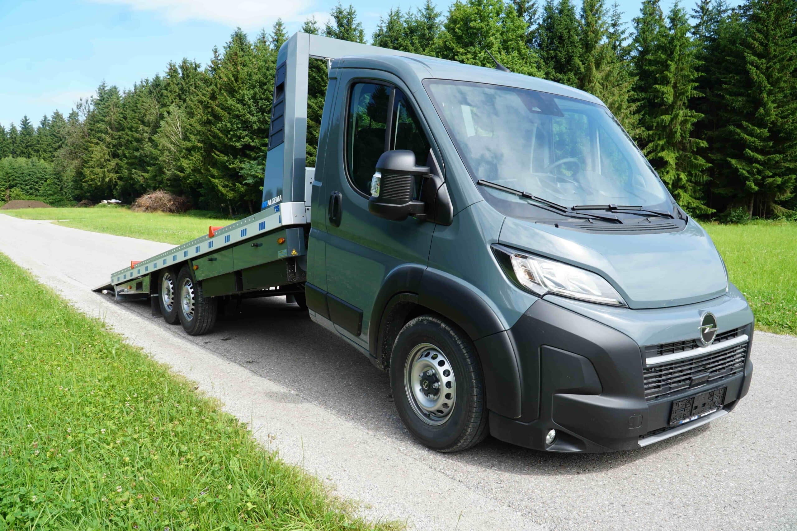 ALGEMA FIT-ZEL oprijwagens op Opel Movano, Fiat Ducato, Citroën Jumper, Peugeot Boxer